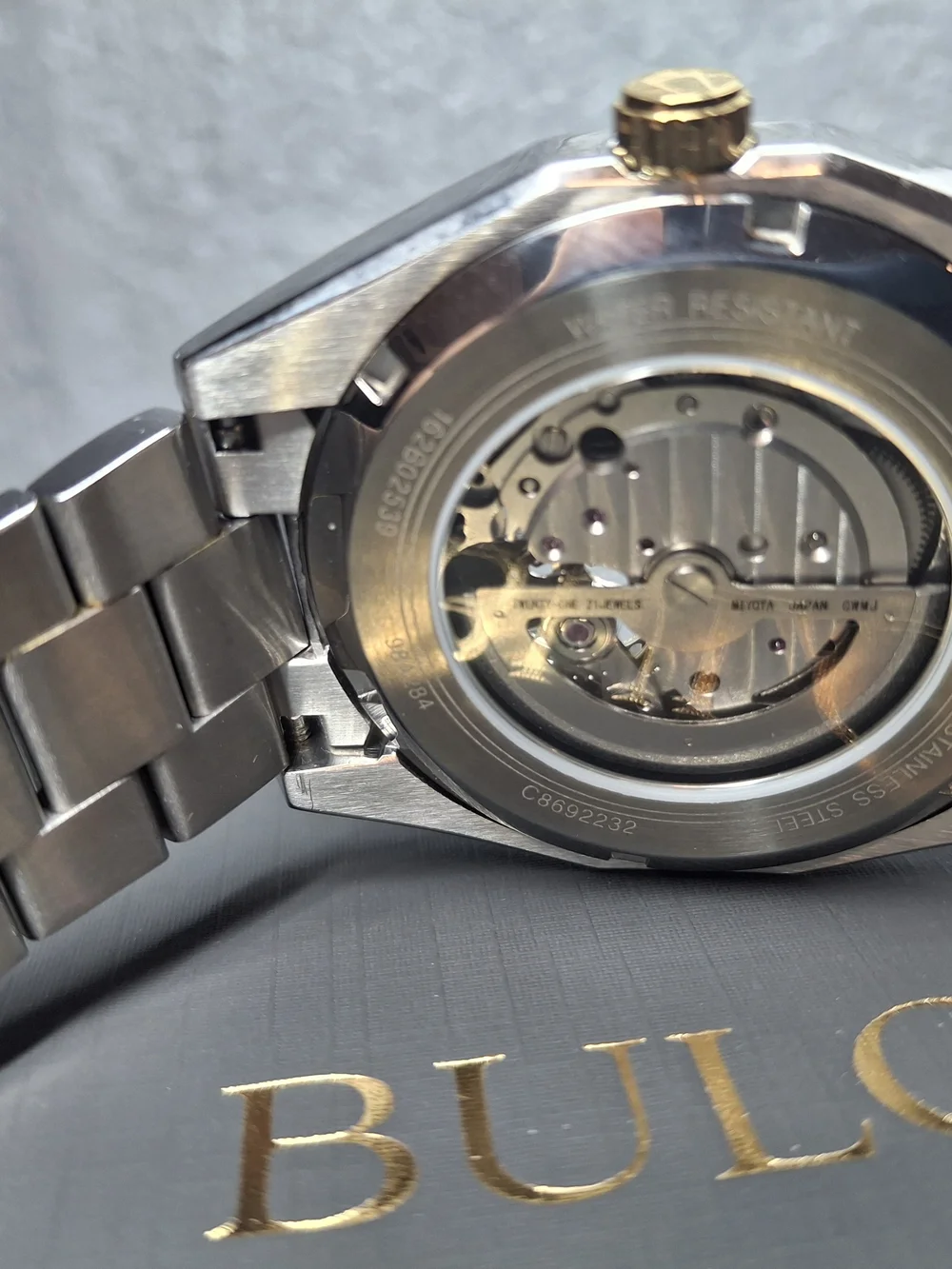 Bulova Men’s Two-Tone Automatic Watch - Gold & Silver
